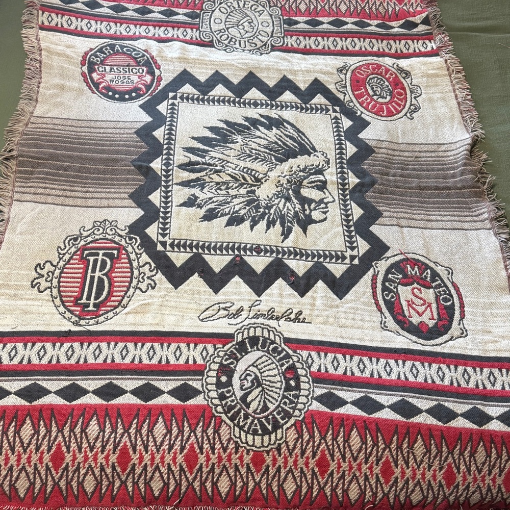 Vintage Bob Timberlake Throw Blanket